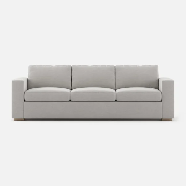 Glozin II Sofa in Latex—Gray