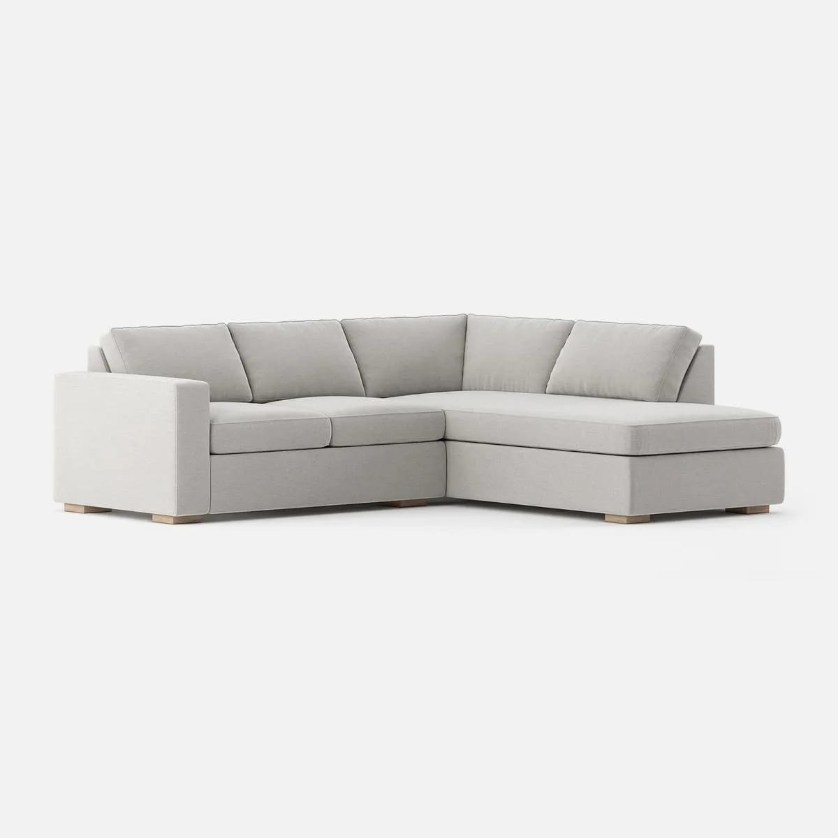 Glozin II Sectional Sofa in Latex—Gray - Imagen 2